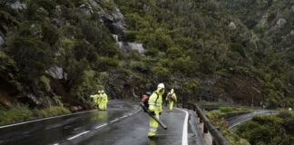 El CECOPIN registra más de medio centenar de incidentes durante las primeras horas de la borrasca Olivier