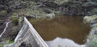 La Gomera mejora el estado de sus presas tras el paso de la borrasca Olivier