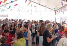 Imagen de archivo de una edición anterior de la Feria del Atún en Playa de Santiago