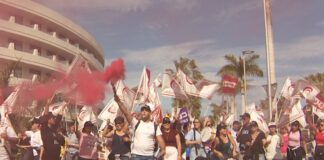 El sur de Tenerife registra el mayor seguimiento de la huelga turística