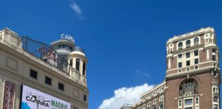 La plaza de Callao en Madrid comienza su transformación para acoger una luchada histórica