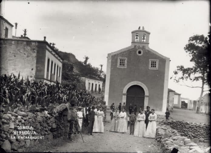 Foto antigua Iglesia de Hermigua
