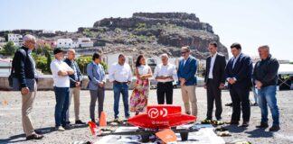 La Gomera pone en marcha el primer proyecto piloto para el transporte de pruebas médicas con drones