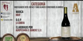 El Cabildo felicita a vinos Niray por la medalla lograda en el Concurso Oficial de Agrocanarias