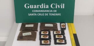 Detenidas dos personas en La Gomera acusadas de portar en una mochila medio kg de hachís