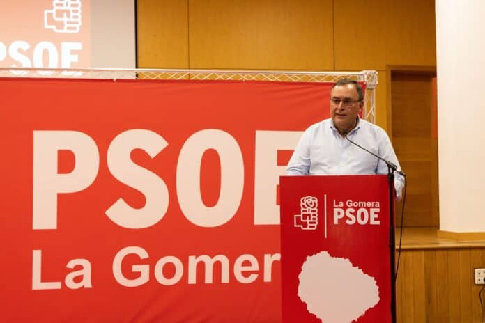 Manuel Ramón Plasencia, secretario General del PSOE de La Gomera 1