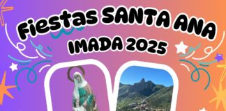 Imada celebra sus fiestas en honor a Santa Ana 2025