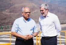 Curbelo destaca el inicio de las obras entre La Lomada y El Clavo como clave para culminar el eje viario hacia la GM-1