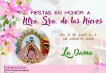 La Dama celebra el programa de fiestas en honor a la Virgen de las Nieves