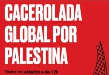 Cacerolada global por Palestina en La Gomera