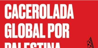 Cacerolada global por Palestina en La Gomera