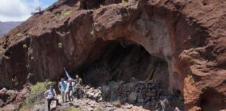 Hallazgo “inédito” en una cueva de San Sebastián de La Gomera