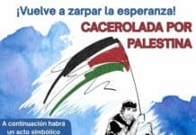 Plataforma contra el Genocidio: Cacerolada y apoyo a la ‘Flotilla de la Libertad’ en La Gomera