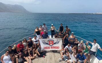La Asociación Juvenil Siete en la 8ª reúne a jóvenes de toda Canarias en La Graciosa