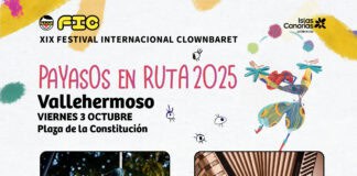 Vallehermoso Payasos en Ruta lleva a Cometa Circus y Fer Catastrofer a la Plaza de la Constitución