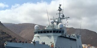 Jornadas de puertas abiertas al público del ‘Tornado’ de la Armada Española en La Gomera
