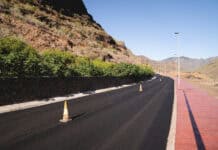 El Cabildo informa de cortes de tráfico por labores de pavimentación en la carretera CV-1, en San Sebastián