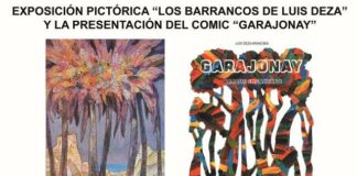 La Casa de Colón acoge este jueves la exposición pictórica ‘Los Barrancos de Luis Deza’ y la presentación del cómic ‘Garajonay’