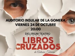 El Auditorio Insular de La Gomera acoge este viernes la obra ‘Libros cruzados’, de la compañía Delirium Teatro