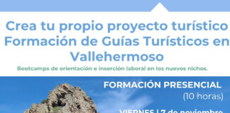 El Ayuntamiento de Vallehermoso impulsa una formación intensiva para crear oportunidades en el nuevo nicho de mercado de Guía Turístico