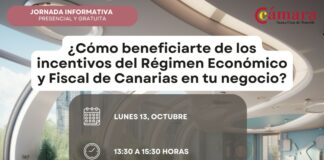 La Cámara y el Gobierno de Canarias informan a las empresas de La Gomera sobre los incentivos del REF