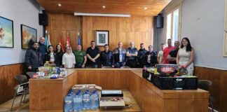 La Guardia Civil organiza por cuarto año consecutivo la Ruta Motera solidaria de recogida y entrega de alimentos en La Gomera