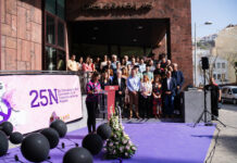La Gomera rinde homenaje a las víctimas de violencia de género en los actos centrales del 25N