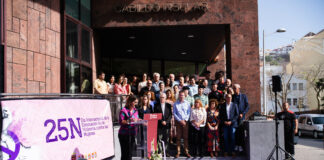 La Gomera rinde homenaje a las víctimas de violencia de género en los actos centrales del 25N