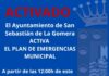 El Ayuntamiento de San Sebastián de La Gomera activa el Plan de Emergencias Municipal