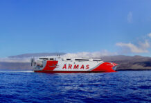 Armas Trasmediterránea reincorpora sus fast ferries para reforzar la línea entre Gran Canaria y Tenerife