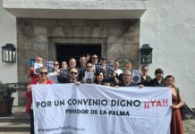 Las trabajadoras y trabajadores de Paradores vuelven a movilizarse ante la falta de avances de sus reclamaciones