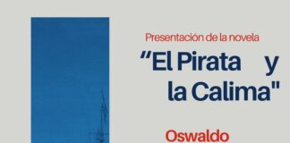 Presentación de la novela de Oswaldo Izquierdo Dorta ,“El pirata y la calima”, este próximo viernes en Hermigua