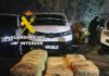 La Guardia Civil pilla infraganti a un varón mientras circulaba transportando en su vehículo más de 900 kg de hachís