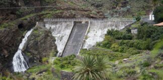 Las presas gomera almacenan más de un millón y medio de metros cúbicos tras las últimas lluvias