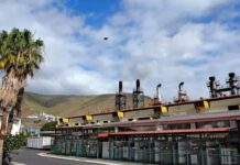 Endesa está trabajando en la recuperación del suministro eléctrico en La Gomera tras la caída de los grupos de la Central en horas del mediodía