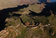 El Cabildo ejecuta mejoras en la carretera GM-2, entre San Sebastián y la Degollada de Peraza