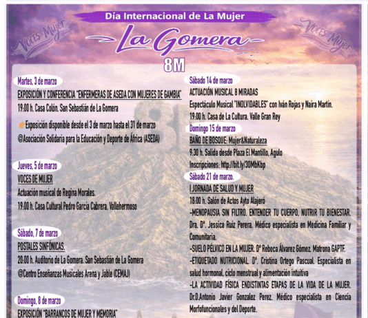 El Cabildo presenta el programa de actividades con motivo del Día Internacional de la Mujer