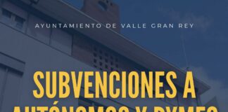 El Ayuntamiento de Valle Gran Rey ha abierto el plazo para solicitar las subvenciones destinadas a autónomos y PYMES para el ejercicio 2026