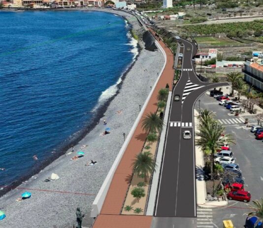 El Ayuntamiento informa sobre el estado del proyecto de rehabilitación del tramo afectado de la Avenida Marítima