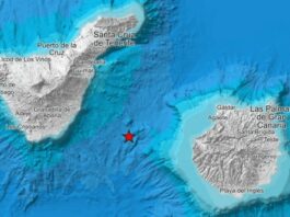 Un terremoto de magnitud 4,1 es sentido en varios puntos de Canarias