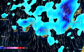 Una DANA pone en prealerta a Canarias por viento, nieve y lluvia de barro