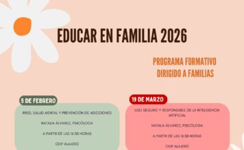 Inicio del programa ‘Educar en Familia 2026 en Alajeró