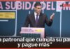 Sánchez se cansa de esperar al buen hacer de Garamendi: «La patronal que cumpla su parte y pague más»