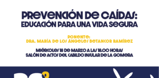 El Cabildo acoge una charla sobre la prevención de caídas en adultos mayores