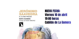 Aplazada la presentación del libro ‘Jerónimo Saavedra, el último prócer’ en el Cabildo de La Gomera