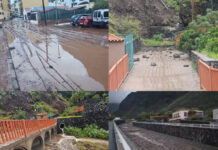 Valle Gran Rey registra diversas incidencias durante el paso de la borrasca Therese