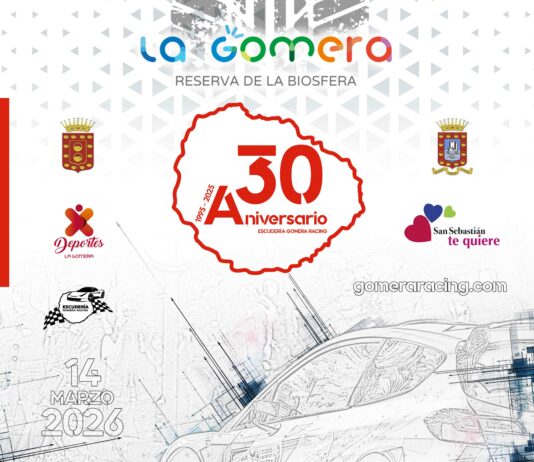 La Escudería Gomera Racing celebrará su trigésimo aniversario el próximo sábado 14 de marzo