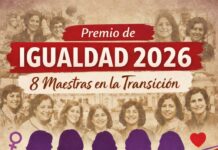 El PSOE entrega el premio de igualdad 2026 a ocho maestras gomeras de la Transición