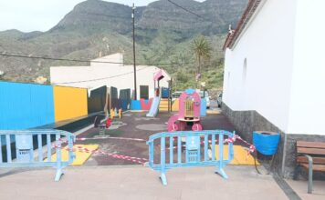 Iniciativa por La Gomera en Vallehermoso denuncia el abandono del parque infantil de Alojera