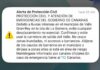 Protección Civil y Atención de Emergencias remite alertas a los móviles en La Gomera
